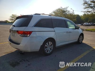 Trzecie zdjęcie samochodu z tyłu: 2014 HONDA ODYSSEY EXL VIN:5FNRL5H69EB039747 - miniatura