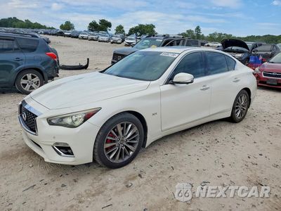 2018 INFINITI Q50 3.0T LUXE JN1EV7AR6JM610401 - główne zdjęcie licytacji z USA - miniatura