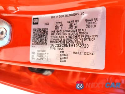 Zdjęcie 12 z 12 samochodu: 2021 CHEVROLET COLORADO LT VIN:1GCGSCEN1M1262723 - miniatura
