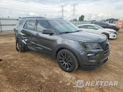 Czwarte zdjęcie samochodu z boku: 2019 FORD EXPLORER SPORT VIN:1FM5K8GT3KGB03868 - miniatura