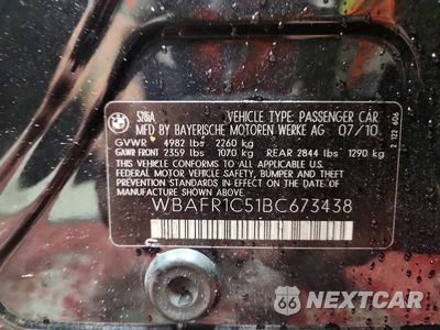 Zdjęcie 12 z 12 samochodu: 2011 BMW 528 I VIN:WBAFR1C51BC673438 - miniatura