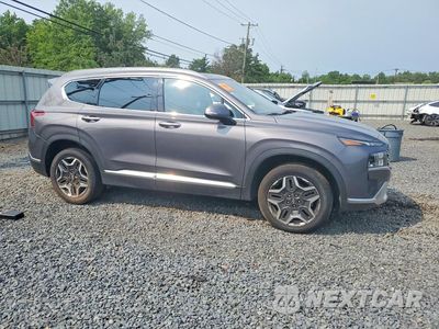 Czwarte zdjęcie samochodu z boku: 2021 HYUNDAI SANTA FE SEL PREMIUM VIN:KM8S3DA11MU003949 - miniatura