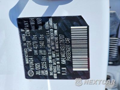 Zdjęcie 12 z 12 samochodu: 2025 HYUNDAI ELANTRA HYBRID BLUE VIN:KMHLM4DJ4SU178707 - miniatura