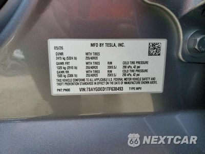 Zdjęcie 13 z 13 samochodu: 2026 TESLA MODEL Y VIN:7SAYGDED1TF638493 - miniatura