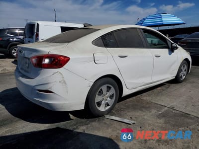 Trzecie zdjęcie samochodu z tyłu: 2016 CHEVROLET CRUZE LS VIN:1G1BC5SM6G7300164 - miniatura