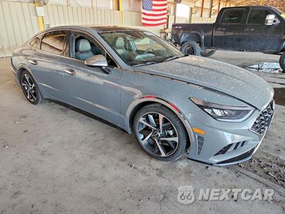 Czwarte zdjęcie samochodu z boku: 2023 HYUNDAI SONATA SEL PLUS VIN:KMHL44J28PA248103 - miniatura