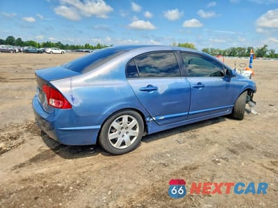 Trzecie zdjęcie samochodu z tyłu: 2007 HONDA CIVIC LX VIN:2HGFA16507H513949 - miniatura