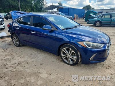 Czwarte zdjęcie samochodu z boku: 2017 HYUNDAI ELANTRA LIMITED VIN:5NPD84LF2HH044078 - miniatura