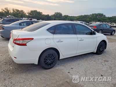 Trzecie zdjęcie samochodu z tyłu: 2014 NISSAN SENTRA VIN:3N1AB7AP8EL678091 - miniatura