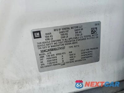 Zdjęcie 12 z 12 samochodu: 2016 CHEVROLET TRAX LS VIN:3GNCJKSB9GL274127 - miniatura