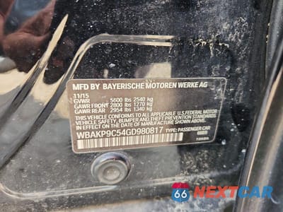 Zdjęcie 12 z 12 samochodu: 2016 BMW 550 XI VIN:WBAKP9C54GD980817 - miniatura