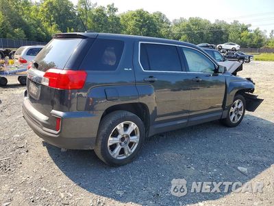 Trzecie zdjęcie samochodu z tyłu: 2017 GMC TERRAIN SLE VIN:2GKALMEK2H6147926 - miniatura