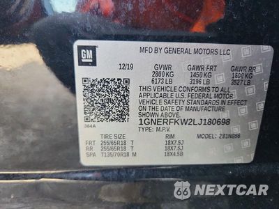 Zdjęcie 13 z 13 samochodu: 2020 CHEVROLET TRAVERSE LS VIN:1GNERFKW2LJ180698 - miniatura