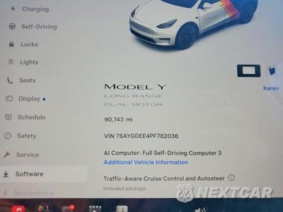 Zdjęcie 9 z 13 samochodu: 2023 TESLA MODEL Y VIN:7SAYGDEE4PF782036 - miniatura