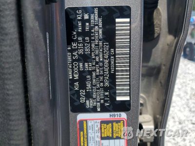Zdjęcie 12 z 12 samochodu: 2022 KIA RIO S VIN:3KPA24AD6NE462021 - miniatura