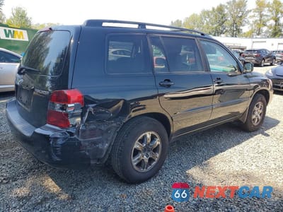 Trzecie zdjęcie samochodu z tyłu: 2004 TOYOTA HIGHLANDER BASE VIN:JTEGP21A340003036 - miniatura