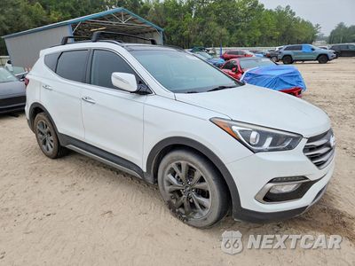 Czwarte zdjęcie samochodu z boku: 2018 HYUNDAI SANTA FE SPORT 2.0T ULTIMATE VIN:5NMZW4LA1JH081206 - miniatura