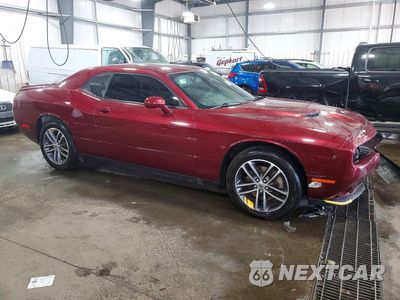 Czwarte zdjęcie samochodu z boku: 2019 DODGE CHALLENGER SXT VIN:2C3CDZGG3KH752559 - miniatura