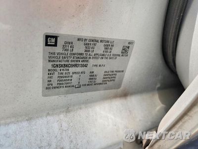 Zdjęcie 13 z 13 samochodu: 2017 CHEVROLET TAHOE K1500 LT VIN:1GNSKBKC6HR313042 - miniatura