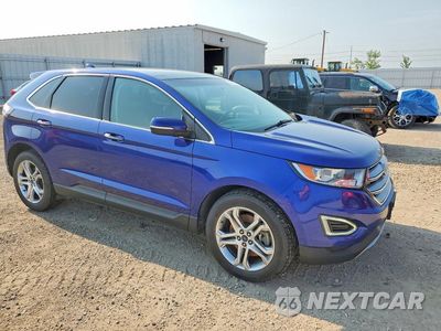 Czwarte zdjęcie samochodu z boku: 2015 FORD EDGE TITANIUM VIN:2FMTK4K98FBB54985 - miniatura