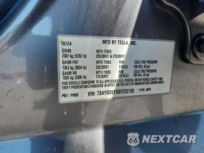 Zdjęcie 12 z 12 samochodu: 2025 TESLA MODEL Y VIN:7SAYGDEF6SF232158 - miniatura