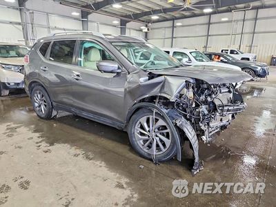 Czwarte zdjęcie samochodu z boku: 2016 NISSAN ROGUE SL VIN:5N1AT2MV1GC789244 - miniatura