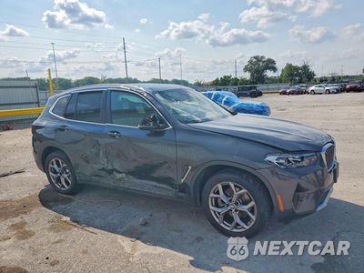 Czwarte zdjęcie samochodu z boku: 2023 BMW X3 XDRIVE30I VIN:5UX53DP07P9R81961 - miniatura