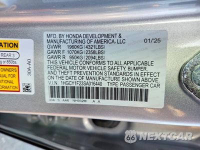 Zdjęcie 13 z 13 samochodu: 2025 HONDA ACCORD LX VIN:1HGCY1F23SA016440 - miniatura