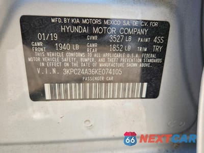 Zdjęcie 12 z 12 samochodu: 2019 HYUNDAI ACCENT SEL VIN:3KPC24A36KE074105 - miniatura