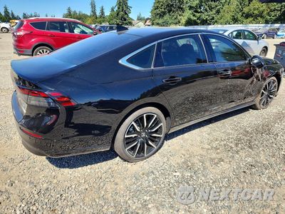 Trzecie zdjęcie samochodu z tyłu: 2025 HONDA ACCORD TOURING HYBRID VIN:1HGCY2F88SA079835 - miniatura