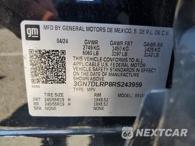 Zdjęcie 14 z 14 samochodu: 2024 CHEVROLET EQUINOX 2LT VIN:3GN7DLRP8RS243959 - miniatura