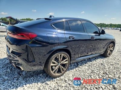Trzecie zdjęcie samochodu z tyłu: 2021 BMW X6 M50I VIN:5UXCY8C03M9E36666 - miniatura