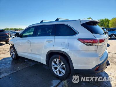 Drugie zdjęcie samochodu z przodu: 2015 TOYOTA HIGHLANDER XLE VIN:5TDJKRFH2FS095313 - miniatura