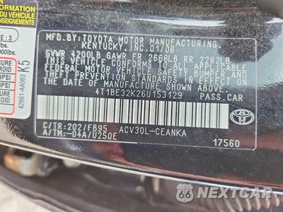 Zdjęcie 12 z 12 samochodu: 2006 TOYOTA CAMRY STANDARD VIN:4T1BE32K26U153129 - miniatura