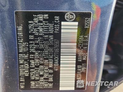 Zdjęcie 12 z 12 samochodu: 2026 TOYOTA CAMRY XLE VIN:4T1DAACK7TU676567 - miniatura