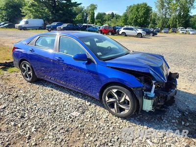 Czwarte zdjęcie samochodu z boku: 2023 HYUNDAI ELANTRA SEL VIN:KMHLS4AG2PU427348 - miniatura