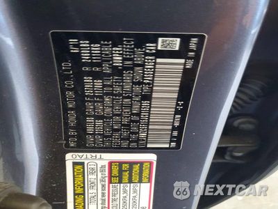 Zdjęcie 13 z 13 samochodu: 2018 HONDA CLARITY VIN:JHMZC5F15JC015295 - miniatura