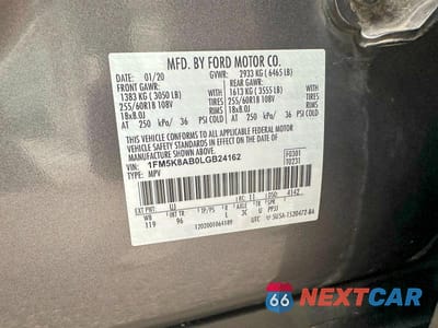Zdjęcie 10 z 11 samochodu: 2020 FORD EXPLORER POLICE INTERCEPTOR VIN:1FM5K8AB0LGB24162 - miniatura