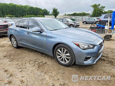 Czwarte zdjęcie samochodu z boku: 2018 INFINITI Q50 3.0T LUXE VIN:JN1EV7AP3JM363854 - miniatura