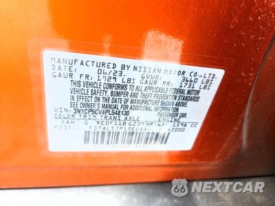 Zdjęcie 14 z 14 samochodu: 2023 NISSAN KICKS SV VIN:3N1CP5CV4PL548130 - miniatura