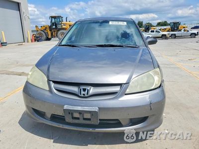 Piąte zdjęcie samochodu w środku: 2005 HONDA CIVIC LX VIN:2HGES16535H623304 - miniatura