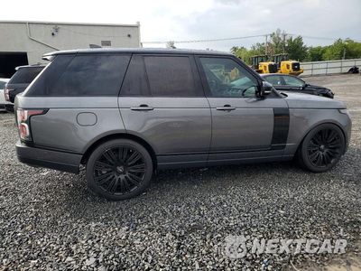 Trzecie zdjęcie samochodu z tyłu: 2018 LAND ROVER RANGE ROVER HSE VIN:SALGS2SV2JA391346 - miniatura