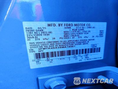 Zdjęcie 12 z 12 samochodu: 2025 FORD MUSTANG MACH-E GT VIN:3FMTK4SX3SMA18061 - miniatura
