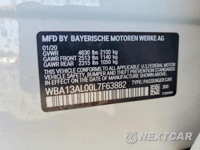 Zdjęcie 12 z 12 samochodu: 2020 BMW M235XI VIN:WBA13AL00L7F63882 - miniatura