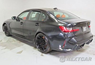 Czwarte zdjęcie samochodu z boku: 2021 BMW M3 COMPETITION VIN:WBS33AY01MFK86175 - miniatura