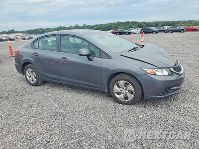 Czwarte zdjęcie samochodu z boku: 2013 HONDA CIVIC LX VIN:19XFB2F59DE067521 - miniatura
