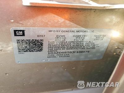 Zdjęcie 12 z 12 samochodu: 2018 CHEVROLET MALIBU LT VIN:1G1ZD5ST0JF108979 - miniatura