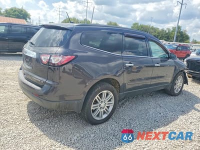 Trzecie zdjęcie samochodu z tyłu: 2013 CHEVROLET TRAVERSE LT VIN:1GNKRGKD2DJ179835 - miniatura
