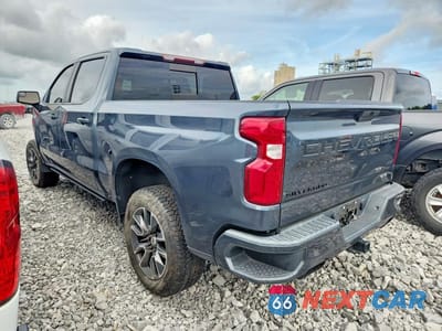 Drugie zdjęcie samochodu z przodu: 2021 CHEVROLET SILVERADO K1500 RST VIN:3GCUYEEL4MG143559 - miniatura