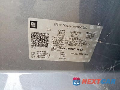 Zdjęcie 12 z 12 samochodu: 2019 GMC YUKON XL DENALI VIN:1GKS2HKJ4KR263988 - miniatura